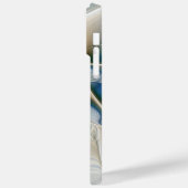 Zwevende, abstracte fantasie fractale kunst in bla Case-Mate iPhone case (Achterkant / Links)