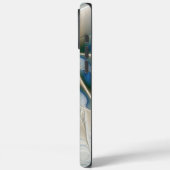 Zwevende, abstracte fantasie fractale kunst in bla Case-Mate iPhone case (Achterkant / Links)