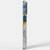 Zwevende, abstracte fantasie fractale kunst in bla Case-Mate iPhone case (Achterkant / Rechts)