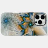 Zwevende, abstracte fantasie fractale kunst in bla Case-Mate iPhone case (Achterkant (horizontaal))