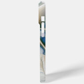 Zwevende, abstracte fantasie fractale kunst in bla Case-Mate iPhone case (Achterkant / Links)