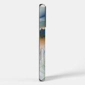 Zwevende, abstracte fantasie fractale kunst in bla Case-Mate iPhone case (Achterkant / Rechts)