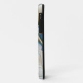 Zwevende, abstracte fantasie fractale kunst in bla Case-Mate iPhone case (Achterkant/links)
