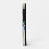 Zwevende, abstracte fantasie fractale kunst in bla Case-Mate iPhone case (Achterkant/links)