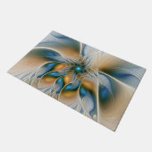 Zwevende, abstracte fantasie fractale kunst in bla deurmat (Schuin)