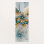 Zwevende, abstracte fantasie fractale kunst in bla yogamat (Achterkant)