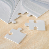 Zwevende, Abstracte Fantasie Fractale Kunst Met Bl Legpuzzel (Zijkant)