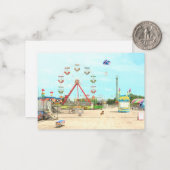 Zwevende Baby Briefkaart (Voorkant / Achterkant in situ)