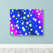 Zwevende Bellen Canvas Afdruk (Insitu (Houten vloer))