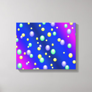Zwevende Bellen Canvas Afdruk