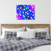 Zwevende Bellen Canvas Afdruk (Insitu (Slaapkamer))