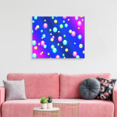 Zwevende Bellen Canvas Afdruk (Insitu (Woonkamer))