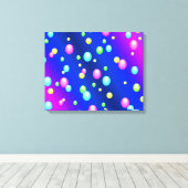Zwevende Bellen Canvas Afdruk (Insitu (Houten vloer))
