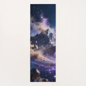 Zwevende bergen verkruimelen tot stof  yogamat (Achterkant)