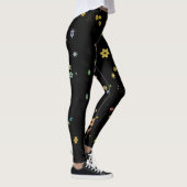 Zwevende Bloemen Leggings (Rechts)