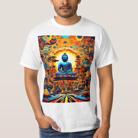zwevende Boeddha T-shirt (Voorkant)