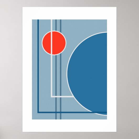 Zwevende Cirkels 11 Poster (Voorkant)