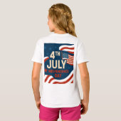 Zwevende Geest van Vrijheid. T-shirt (Achterkant volledig)
