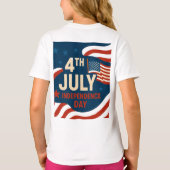 Zwevende Geest van Vrijheid. T-shirt (Achterkant)