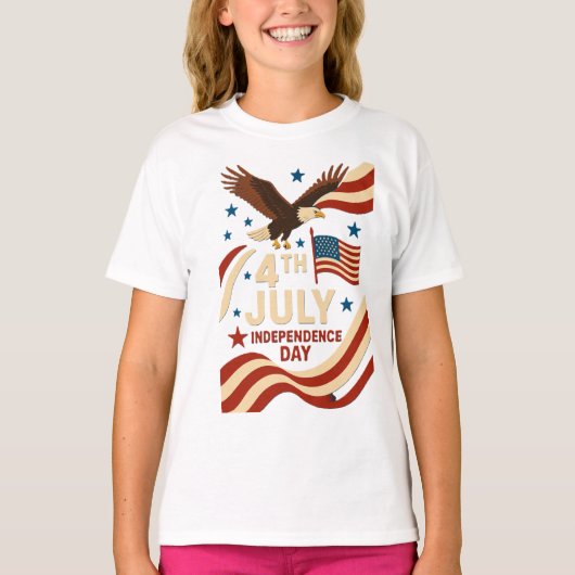 Zwevende Geest van Vrijheid. T-shirt (Voorkant)