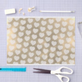 Zwevende harten op gouden wolken bruiloft romantis tissuepapier (Craft)