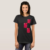 Zwevende Hartjes Ballon Design – Valentijnsdag T-shirt (Voorkant volledig)