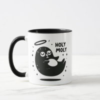 Zwevende Heilige Mol Mug – Cute Zwevende Dier