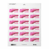 Zwevende Kubussen en Hartjes Bedankt Labels (Full Sheet)