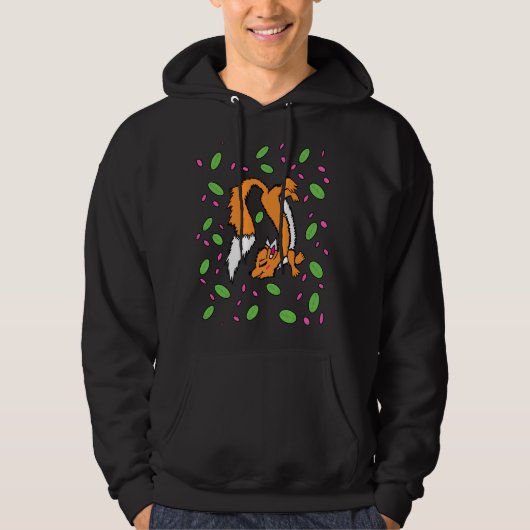 Zwevende Lente Bries Vos Hoodie (Voorkant)