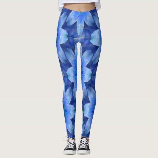 Zwevende liefde in het blauw..... leggings (Voorkant)