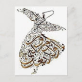 zwevende lijnen briefkaart (Voorkant)