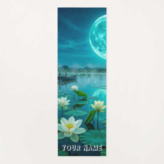 Zwevende Lotus, Maan Yogamat (Voorkant)