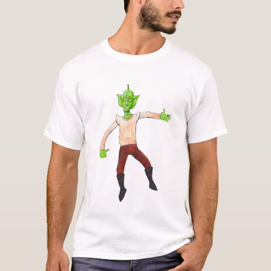 Zwevende Marsbewoner T-shirt (Voorkant)