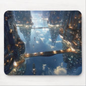 Zwevende Metropol in de Lucht Muismat (Voorkant)