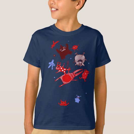 zwevende monsters t-shirt (Voorkant)