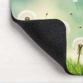 Zwevende paardenbloem zaailingen muismat (Hoek)