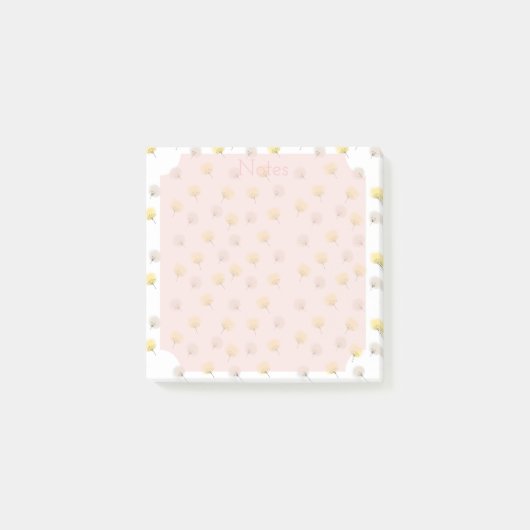 Zwevende Paardenbloemen Post-it® Notes (Voorkant)