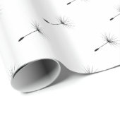 Zwevende Paardenbloempluisjes Inpakpapier (Rol Hoek)