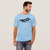 Zwevende Raaf T-shirts (Voorkant volledig)