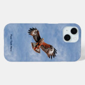 Zwevende Rode Wouw Case-Mate iPhone Case (Achterkant (horizontaal))
