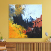 Zwevende seconden canvas afdruk (Insitu (Woonkamer))