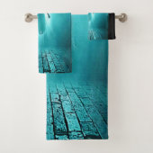 zwevende spookachtige verschijning bad handdoek (Insitu)