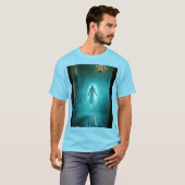 zwevende spookachtige verschijning t-shirt (Voorkant volledig)