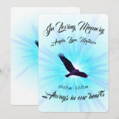 Zwevende vogel, ter nagedachtenis (Voorkant / Achterkant)