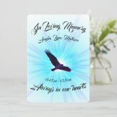 Zwevende vogel, ter nagedachtenis  (Staand voorkant)