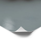 zwevende vossensculptuur perfect poster (Hoek)