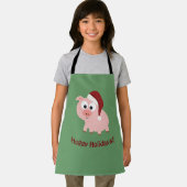 Zweverig Feestdagen kerstvarken Schort (Insitu)