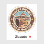 Zweverige Canadese Montreal-sfeer Sticker (Vel)
