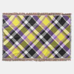 Zweverige Eclectische Boho Nonbinaire Plaid Pride Deken