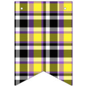 Zweverige Eclectische Boho Nonbinary Gestreepte Pr Vlaggetjes (Tweede vlag)